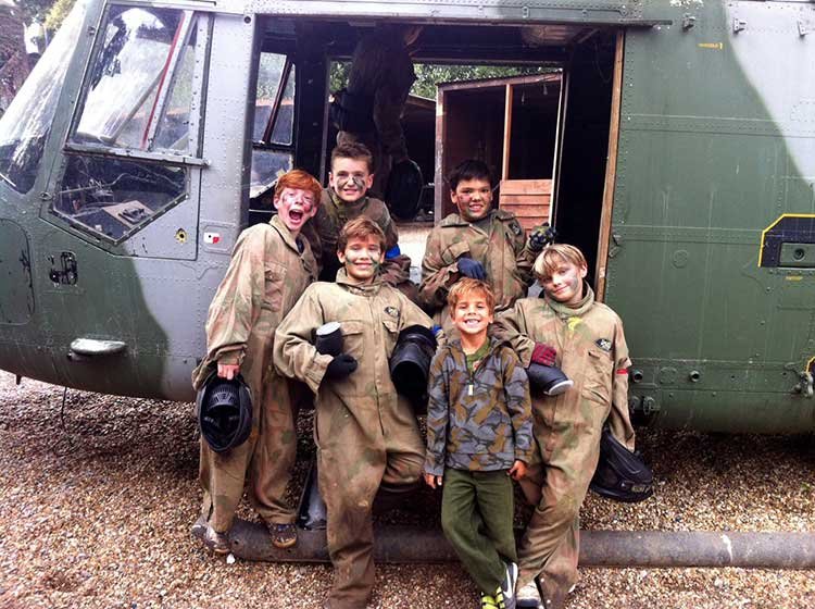 kids paintball parties